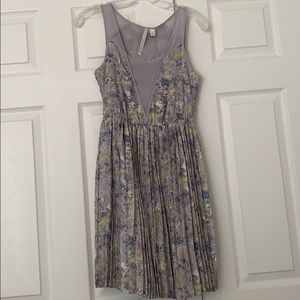 Purple Floral Dress NWT